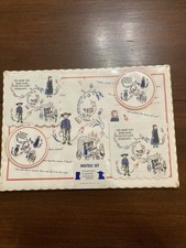 Garden Spot Napkin/Coasterl/Mats VTG Amish Pennsylvania Dutch Set Of 12 Paper picture