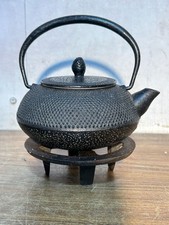 Nanbu Tekki Teapot kettle Morihisa Suzuki Iron Kettle pot Traditional Crafts wit picture