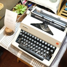 [EXC WORKING COND] Vintage 1974 Olympia SM8 Portable Typewriter  w Case Elite picture
