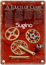 Old School BMX 1981 SUGINO Vintage Magazine Ad Reproduction Metal Sign B1409 picture