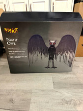 Spirit Halloween Night Owl Animatronic Prop w/ Moving Wings, Sound, LED Eyes picture