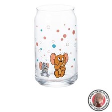 New Tom and Jerry Cartoon Scene Toffee Can-Shaped Juice Glass Approx. 360ml picture