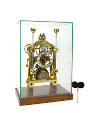 English Sinclair Harding Harrison Grasshopper Double Pendulum Sea Skeleton Clock picture