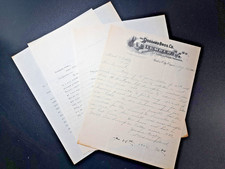 1907 Sumpter Valley Oregon, Stoddard Bros Lumber Letterhead, Gold Mining Lawsuit picture