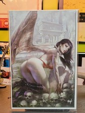 VENGEANCE OF VAMPIRELLA #2 CVR A VIRGIN VARIANT NM LUCIO PARRILLO DYNAMITE 2019 picture