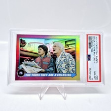 2013 Topps 75th Anniversary Back to the Future #90 PSA 8 Rainbow Foil  picture