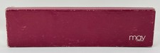 VINTAGE May Company Original Department Store May's Jewelry Box Plum 8'' x 2'' picture