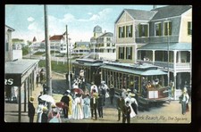 The Square at York Beach, Maine Divided Back Postcard 1907-1915 picture
