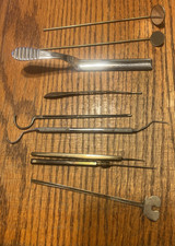 vtg Welch Allyn WA 9 dental medical instruments Brass Stainless Steel Tools picture