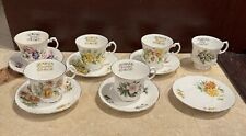 ELIZABETHAN STAFFORDSHIRE BONE CHINA ENGLAND FLOWERS CUP & SAUCER SET picture