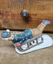 Walnut Ridge Collectibles Down Hill Racer By Sled #90/2500 Kathi L Bejma Vtg '95 picture