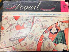 Vogart Transfer Pattern No. 129 Embroidery Sewing Transfers, Vintage Original picture