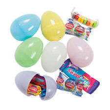 Pastel Candy-Filled Plastic Easter Eggs - 24 Pc. - Party Supplies - 24 Pieces picture