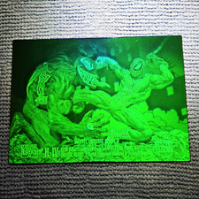 Beautiful 1993 SkyBox Marvel Universe Series IV Spider-Man vs Venom 3-D hologram picture