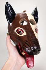 Vintage Guatemalan Perro Dog Mask c.1975-2000 picture