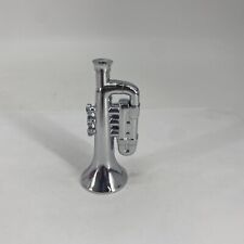 Unique Vintage Novelty Torch Lighter Metal Trumpet Shaped Butane 3.5