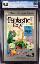 Marvel Milestone Edition Fantastic Four #1 1991 CGC 9.8 Stan Lee Kirby  picture