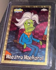 1/1 topps sponge bob maestro mackerel picture