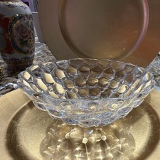 This crystal bowl is the Orrefors Raspberry pattern, designed by Anne Nilsson. picture