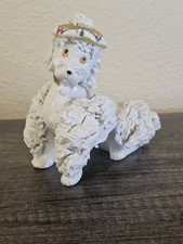 RARE Vtg Wales Spaghetti Trim Poodle With Beret NS picture