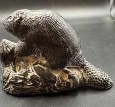 Wolf Original Beaver Sculpture Figurine 3.5
