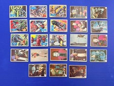 1966 Topps Batman Lot Of 31 Blue Bat, Bat Laffs, & TV Series Cards - Fair, Poor picture