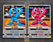2 Card Promo Brainrot SIX-SEVEN Blue Edition/Pink Edition Rare picture