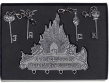 2014 Disney Pin Set Nightmare Before Christmas Jack Skellington Key New In Box picture