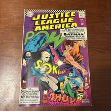 MARKED Justice League Of America 46 1966 DC Comics Solomon Grundy Sandman picture