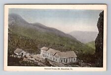 Mt Mansfield VT-Vermont, Summit House, Aerial, Antique Souvenir Vintage Postcard picture