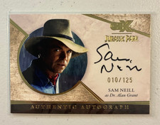 2026 Cryptozoic CZX Jurassic Park Sam Neill Alan Grant Autograph Auto #/125 Card picture