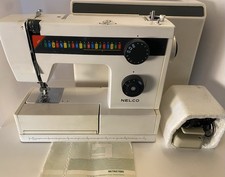 READ Nelco Ultra Heavy Duty Free Arm Sewing Machine 100F W/Case - Tested Working picture