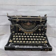 Vintage early 1900s underwood No.5 standard typewriter (non-operational) picture