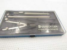 Staedtler Mars Masterbow Drafting Compass/Divider Set Germany 2 ITEMS MISSING picture