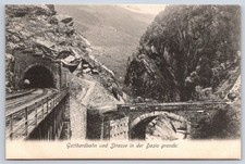 Antique Switzerland Postcard FAIDO Dazio Grande Gotthardbahn 1905 picture