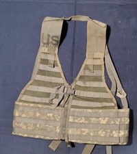 US Military ACU FLC Fighting Load Carrier LBV Tactical Vest Digital Camo MOLLE picture