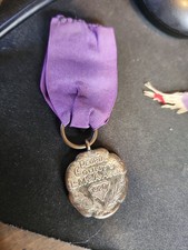 Vintage 1920 Peoria County Music & Arts Assn Silver Plate Piano Award Medal... picture
