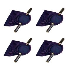Two Handle Purple Offering Bag Collection Bags For Churches or Chapels Set of 4 picture