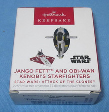 a 2022 Hallmark Miniature Christmas Ornament ~ Star Wars Starfighters picture