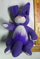 adult stuffed animal w/penis purple rabbit 
