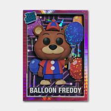 JJ VINTY · FNAF BALLOON FREDDY FAZBEAR  1/1 RC FUNKO COLLECTOR ART CARD  picture