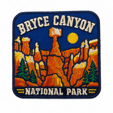 Bryce Canyon Patch National Park Embroidered Iron On Souvenir Hiking Travel Badg picture