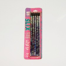 Pentech Slix 5Ct Pencils Vintage 1990 No. 2 HB Lead Cool Art Metallic Shiny picture