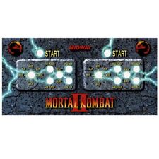 Mortal Kombat 2 Arcade Control Panel Overlay CPO Textured Laminate MK2 MKII picture