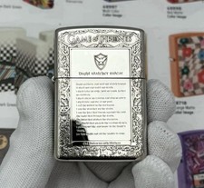 Game Of Thrones GOT zippo Lighter Silver 5 Sides In a New Box picture