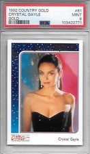 1992 Country Gold Crystal Gayle #61 GOLD Parallel PSA 9 Mint Pop 1 None Higher picture
