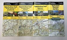 National Geographic Appalachian Topographic Trail Guides Set 4 #1501-03 & 1702 picture