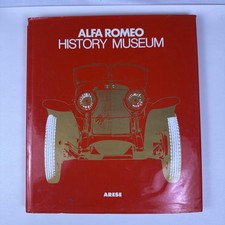 Alfa Romeo History Museum Large Book Published By Arese 2nd Edition. Italy 1979 picture