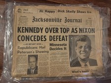 Jacksonville Journal Newspaper Nov 9 1960 