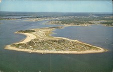 Bourne MA Aerial Resort View Ben Harrison c1960s Vintage Postcard picture